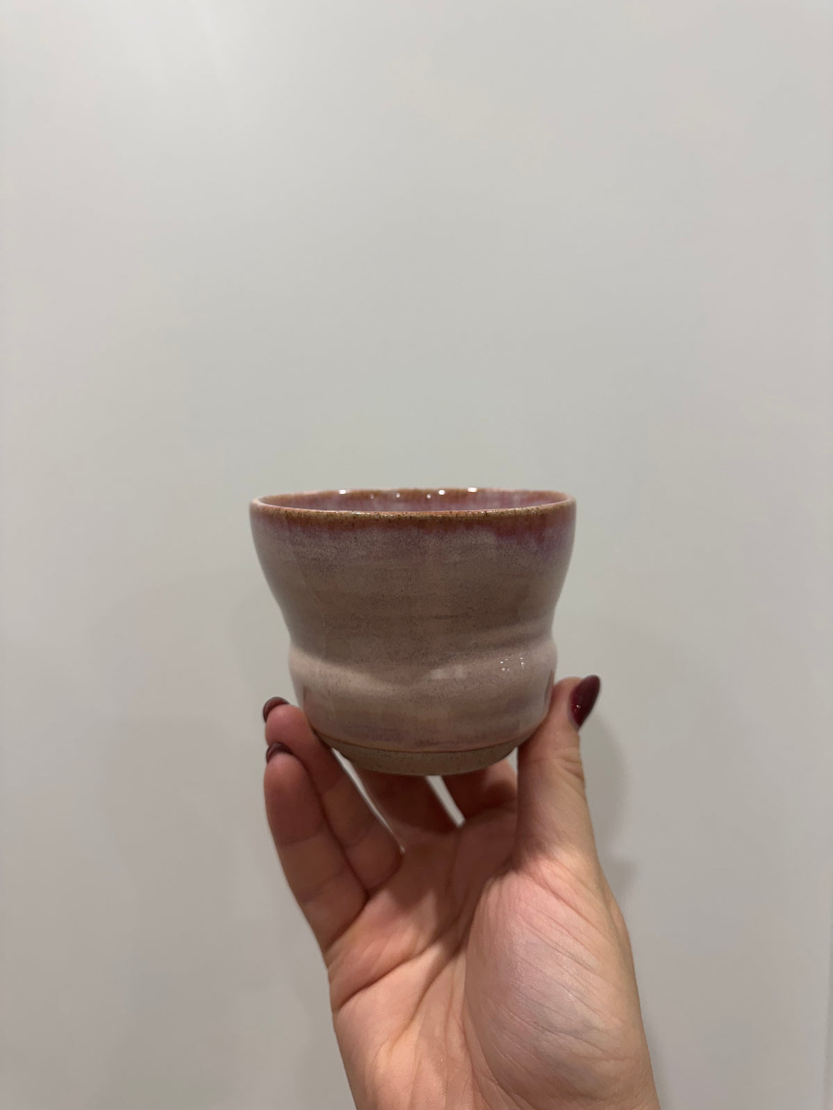 curvy pink cup