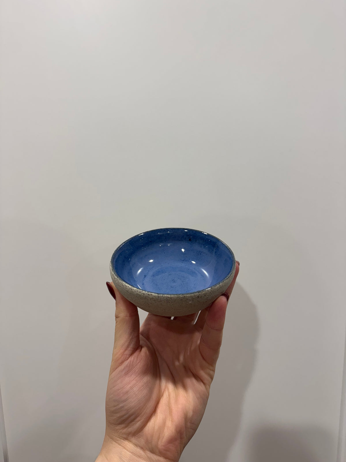 blue trinket dish