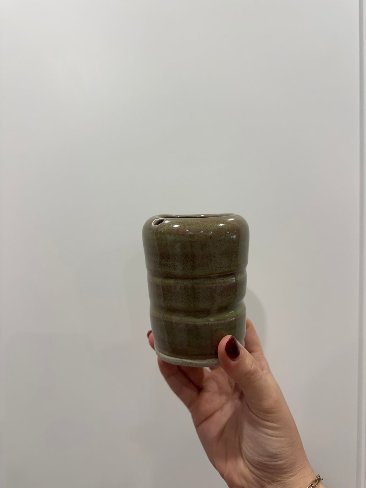 ‘olive’ travel cup