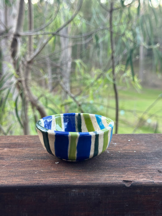 stripy side bowl