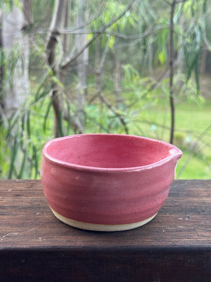 raspberry matcha bowl