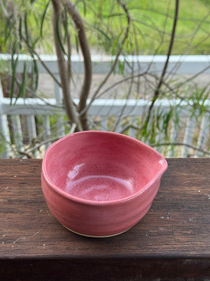 raspberry matcha bowl