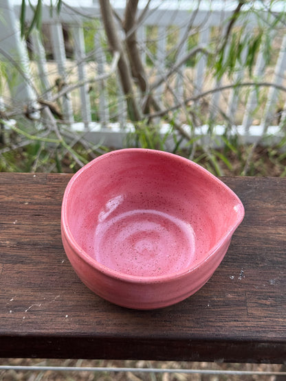 raspberry matcha bowl
